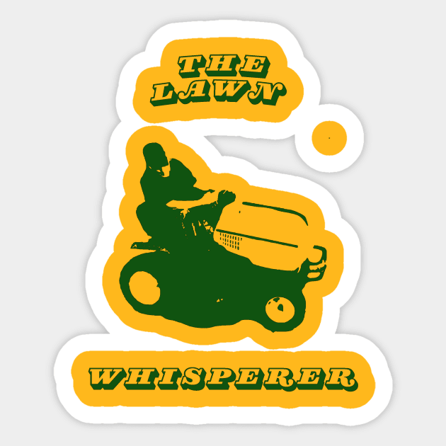 The Lawn Whisperer Sticker by DonWillisJrArt